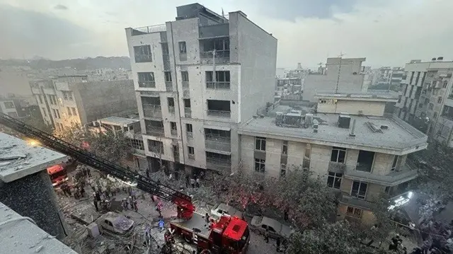 اعلام رسمی مناطق هدف‌ قرارگرفته در تهران توسط رژیم صهیونیستی
