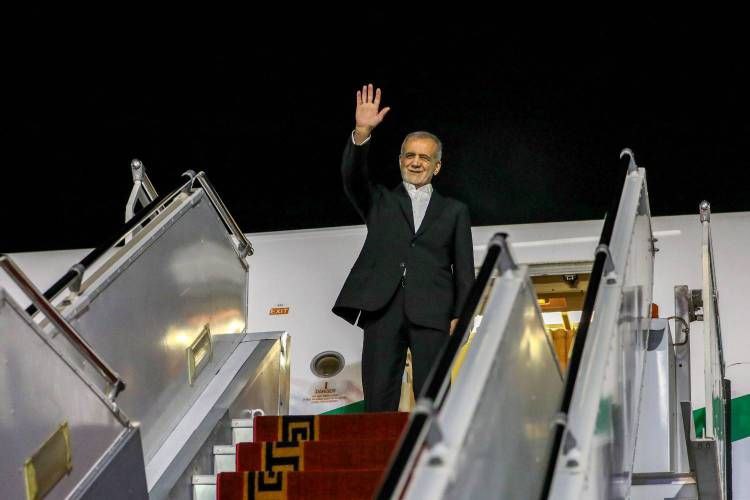 پزشکیان پس از دیدارهای دیپلماتیک نیویورک را به مقصد تهران ترک کرد
