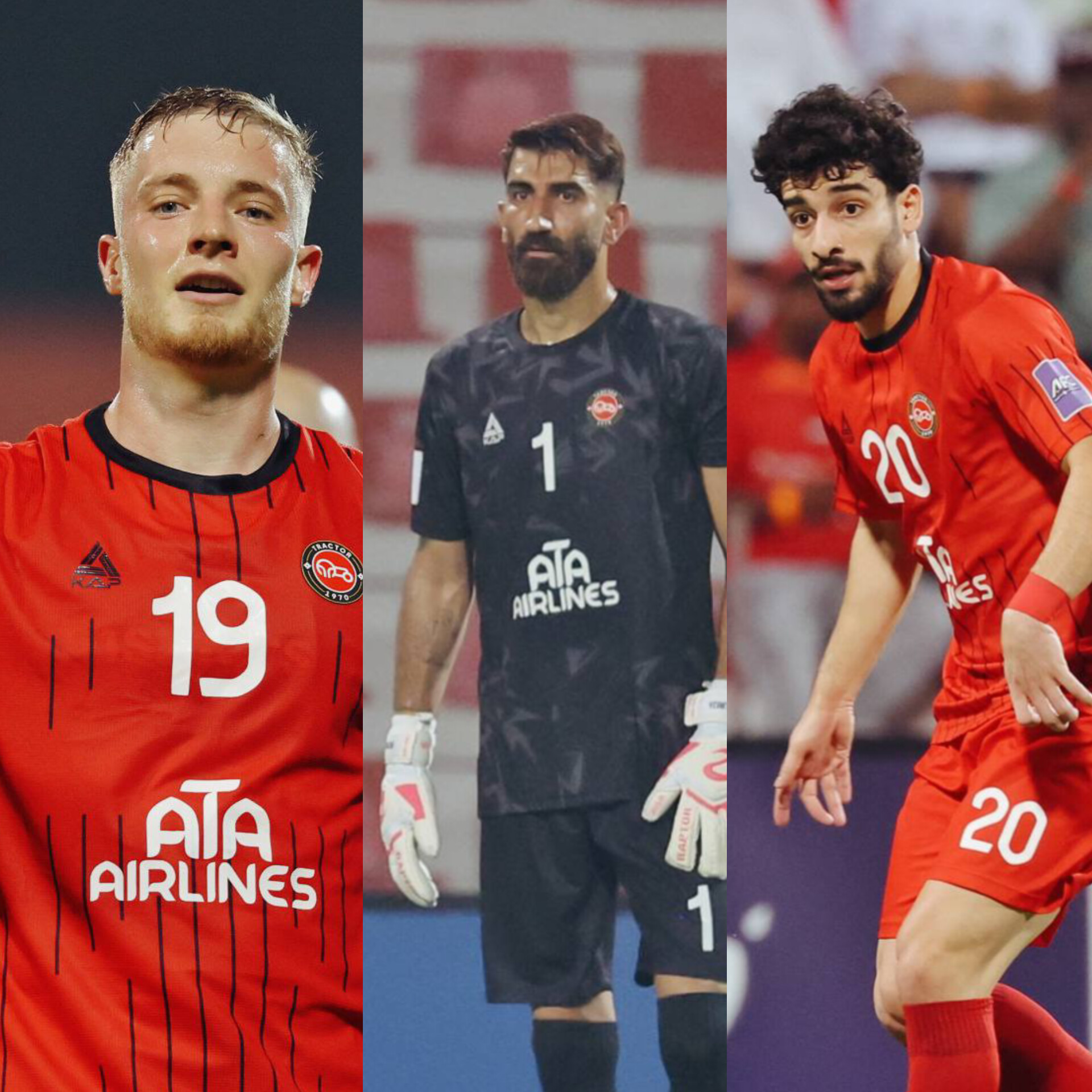 سه بازیکن برتر تراکتور مقابل الاهلی امارات