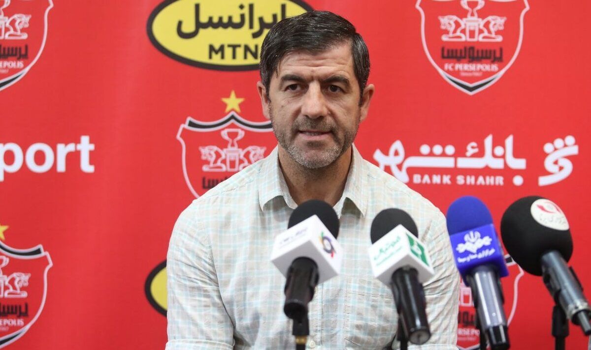 کریم باقری سرمربی پرسپولیس مقابل تراکتور
