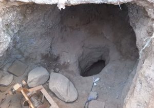جلوگیری از حفاری غیرمجاز در محدوده سنگ تاریخی دو تُنی میانه