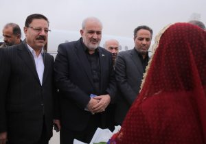 وزیر نیرو با استقبال معاون استاندار وارد تبریز شد