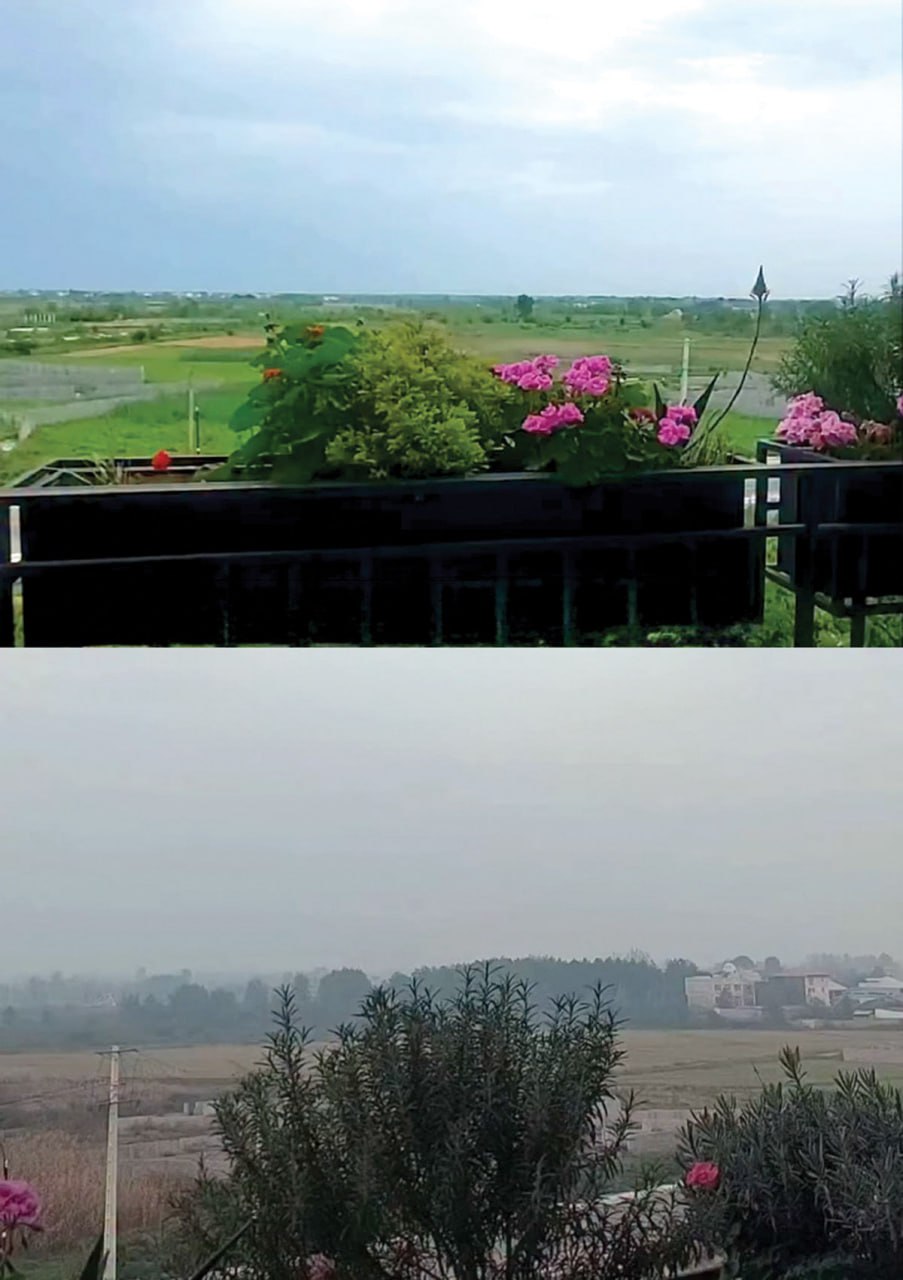 آلودگی هوا در مازندران و گیلان به اوج رسید