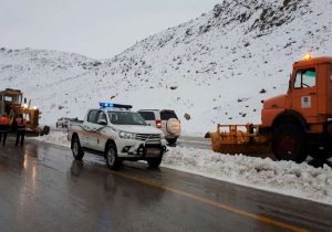فقط یک گردنه برف دارد، بقیه محورها بارانی است
