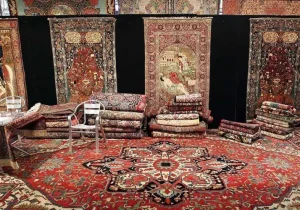 ۲۸ تن فرش دستباف تمام ابریشم در ۷ ماه به ۲۵ کشور صادر شد