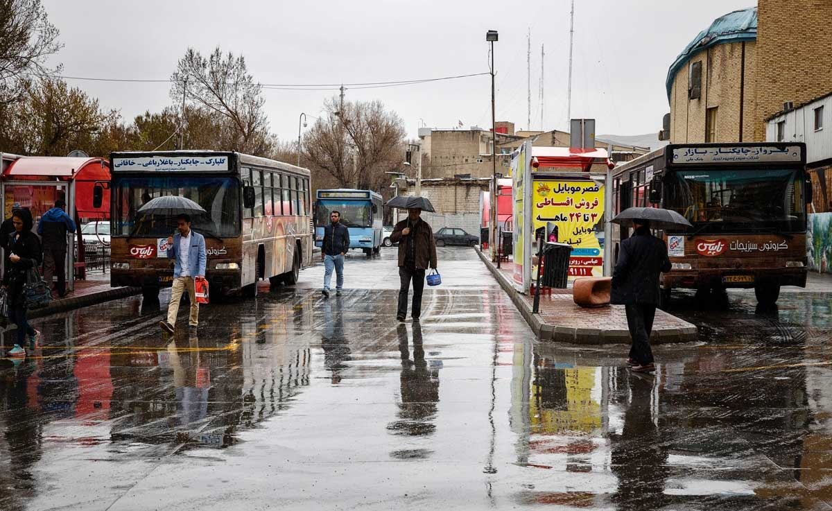 ورود موج جدید بارشی به آذربایجان‌شرقی؛ باران و برف در ۵ استان