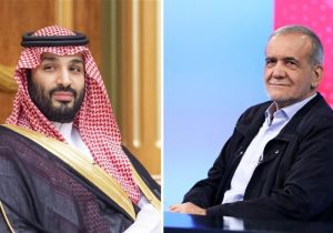 پزشکیان و بن‌سلمان بر مقابله مشترک با تنش‌ها تأکید کردند