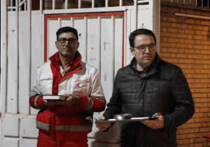 پنج تیم عملیاتی هلال‌احمر اردبیل به مناطق جنگ‌زده تهران اعزام شدند
