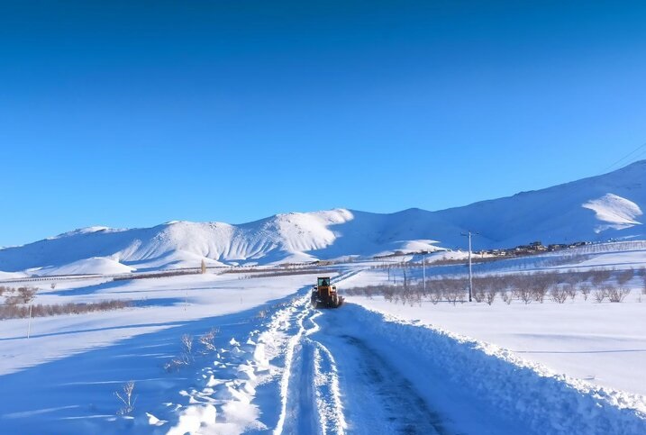 ۳۶ سانتی‌متر برف در آلوارس سرعین به زمین نشست