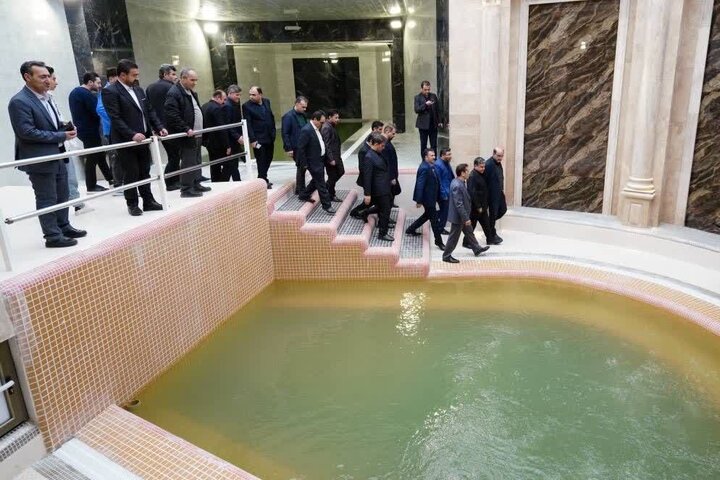 راه اندازی مجدد آب درمانی ژنرال در سرعین؛ بازسازی مجموعه گاومیش‌گلی