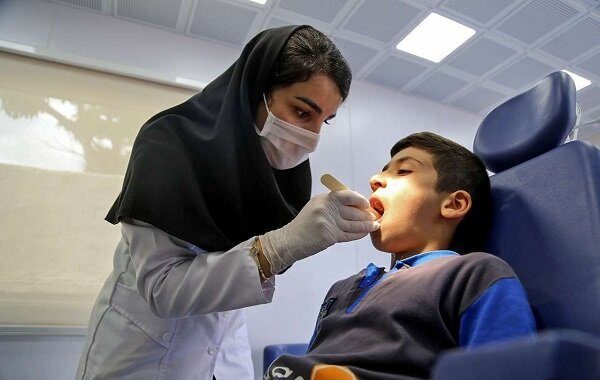 ارائه خدمات دندانپزشکی دانشگاه علوم پزشکی تهران در مرکز طبی کودکان