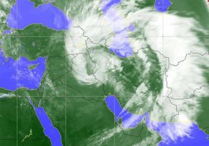 تداوم فعالیت امواج ناپایدار تراز میانی جو در آذربایجان‌غربی