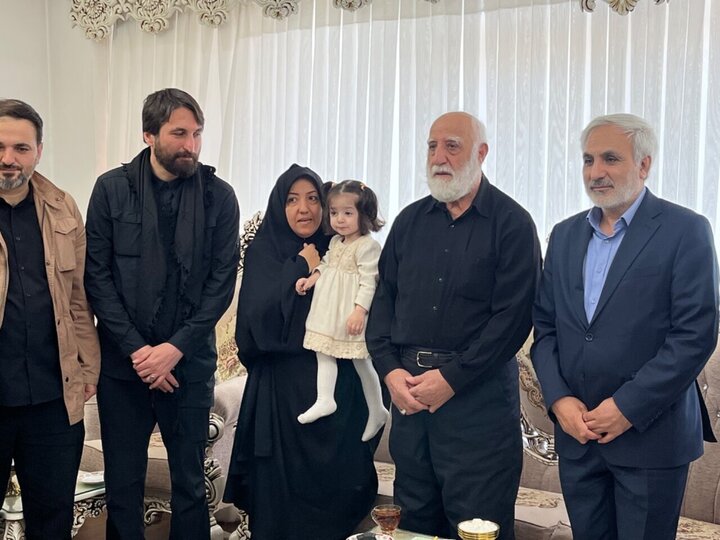 رئیس مجلس سوگ خانواده حلما میرزاده را شریک شد؛ ابلاغ پیام از سوی نماینده مردم تبریز