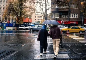 تداوم بارش باران در برخی استان‌ها؛ ورود توده گرد و غبار