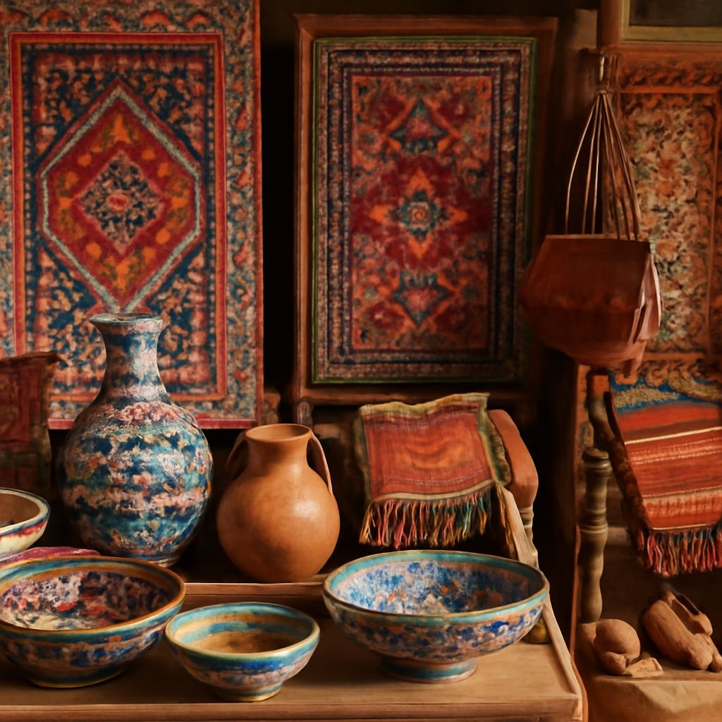 صنایع دستی آذربایجان غربی در مسیر جهانی شدن؛ از فرش تا سفال در بازارهای بین‌المللی