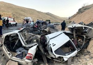 ۳ نفر در سانحه رانندگی محور سراب جان باختند