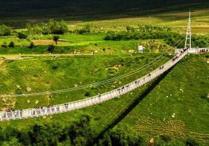 ساخت طولانی‌ترین پل معلق ایران در روستای سهزاب