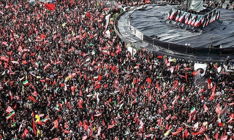 مراسم تشییع پیکر رهبر شهید انقلاب در تهران