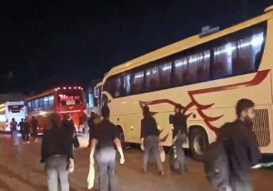 مراغه ۱۷ کاروان مردمی را به آیین تشییع رهبر شهید اعزام کرد