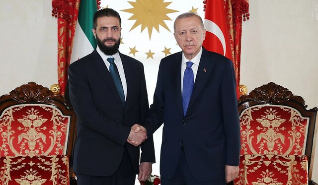الشرع: اردوغان برای لغو تحریم‌های سوریه با آمریکا میانجیگری کرد