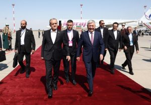 پزشکیان برای شرکت در اجلاس شانگهای به قرقیزستان سفر کرد