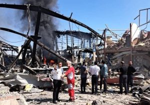 انفجار در شهرک صنعتی شمس‌آباد؛ ۲ نفر مصدوم شدند