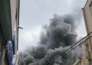 ژنراتور برج سعیدیه همدان طعمه حریق شد