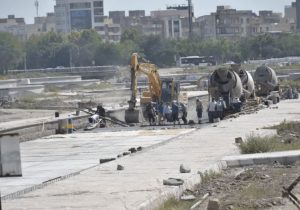 بتن‌ریزی در بستر بالیقلو متوقف شد
