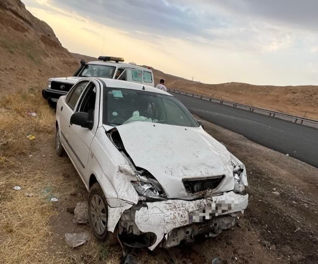 تصادف پراید و تیبا در آزادراه زنجان–تبریز ۴ مصدوم برجا گذاشت
