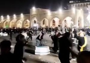 درگیری دو هیئت عزاداری منتسب به تبریز و یزد در حرم امام رضا(ع)