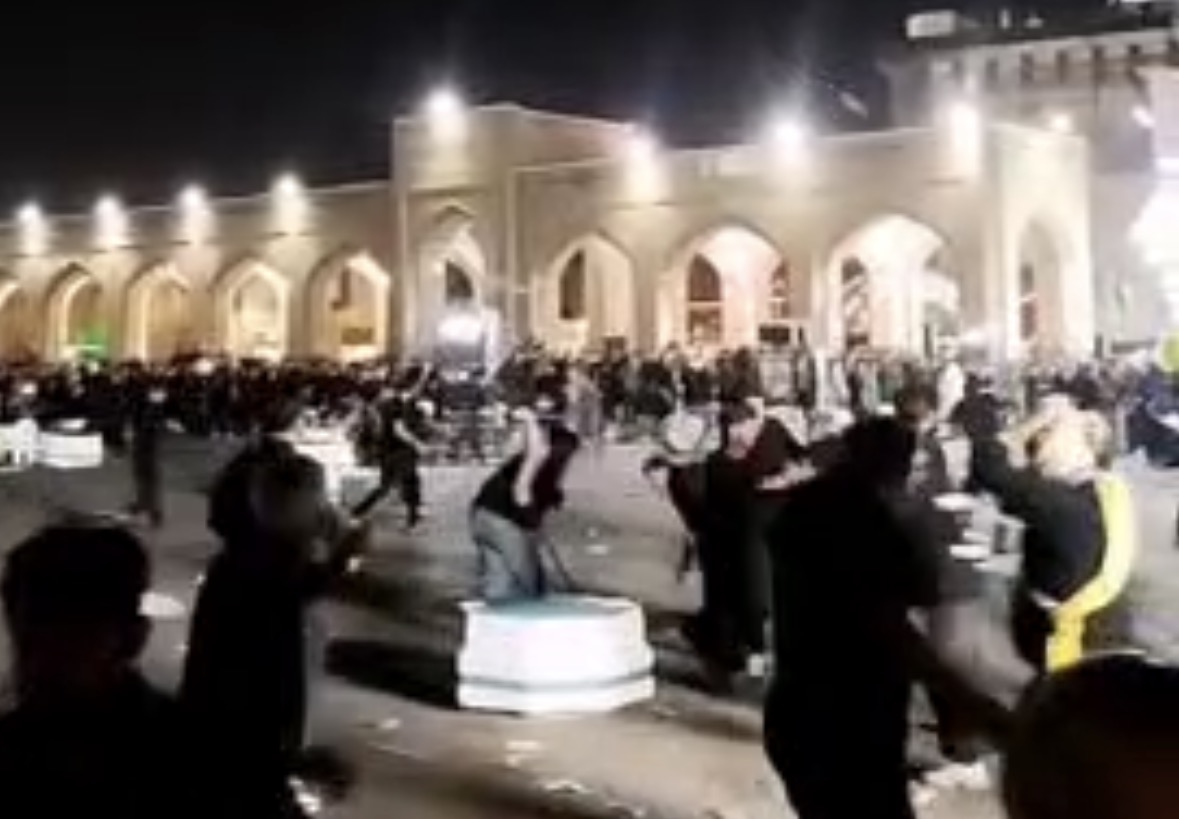 درگیری دو هیئت عزاداری منتسب به تبریز و یزد در حرم امام رضا(ع)