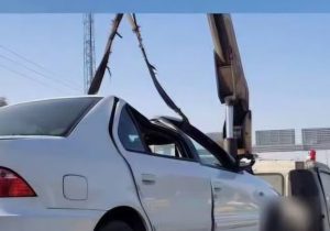 تصادف مرگبار سمند در زنجان؛ راننده در دم جان باخت