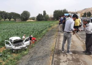 واژگونی تندر ۹۰ در محور بوکان – میاندوآب ۳ مصدوم برجا گذاشت
