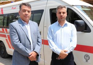کمک یک میلیاردی خیر مهابادی به آمبولانس‌ها