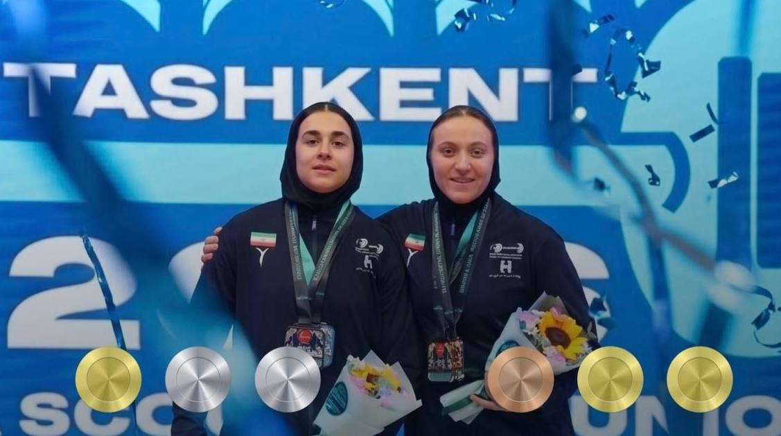 دختران ایران سکوی آسیا را فتح کردند؛ زارعی و قاسمی طلایی شدند