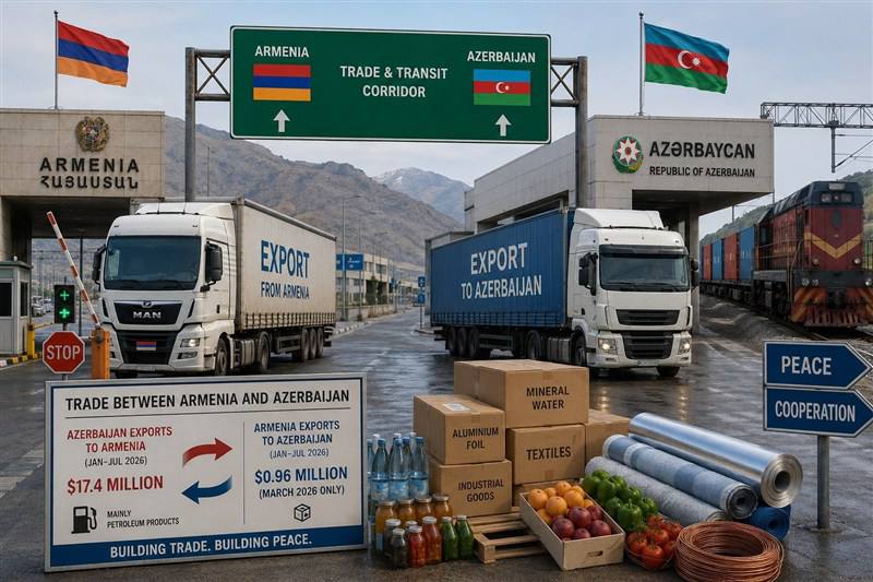 ارمنستان و جمهوری آذربایجان آماده آغاز تجارت مستقیم می‌شوند