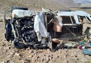 سقوط تویوتای آفرودی به دره در سهند؛ یک نفر جان باخت و یک نفر مصدوم شد