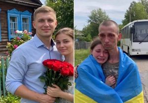 تصویر تکان‌دهنده از بازگشت یک سرباز اوکراینی پس از ۷۳۰ روز جنگ!