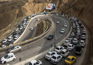 جاده چالوس از ساعت ۱۶ به سمت تهران یک‌طرفه می‌شود