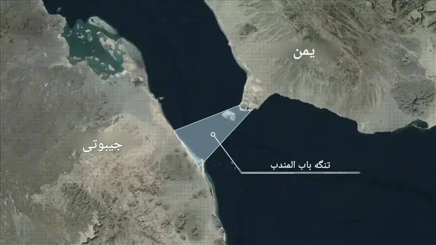عضو دفتر سیاسی حوثی‌ها: برای عبور کشتی‌ها از تنگه باب المندب عوارض نمی‌گیریم
