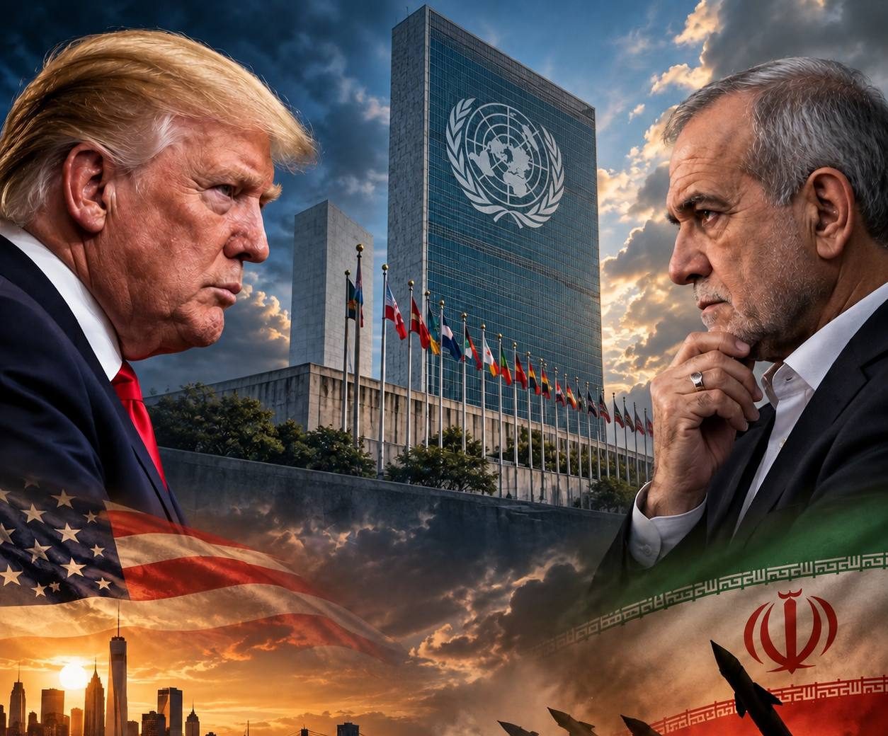 «از میدان جنگ تا میز نیویورک؛ آیا پزشکیان و ترامپ به سمت دیدار و مذاکره می‌روند؟»