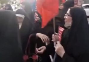تجمع در خیابان پاستور با شعار «پزشکیان را می‌دهیم، اورانیوم نمی‌دهیم!»