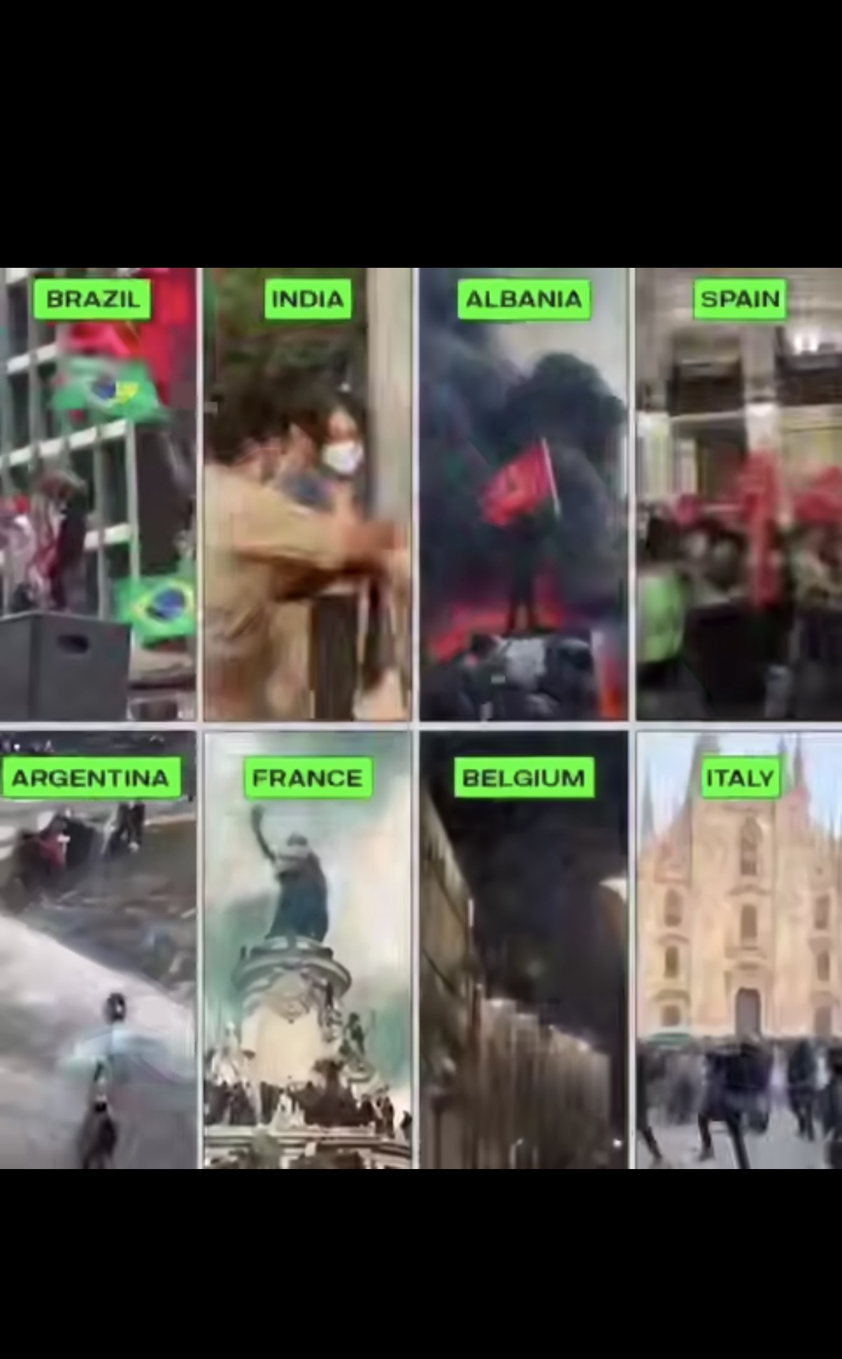 موج اعتراضات در ۱۲ کشور جهان؛ خیابان‌ها علیه بحران‌های اقتصادی و سیاسی به جوش آمدند!