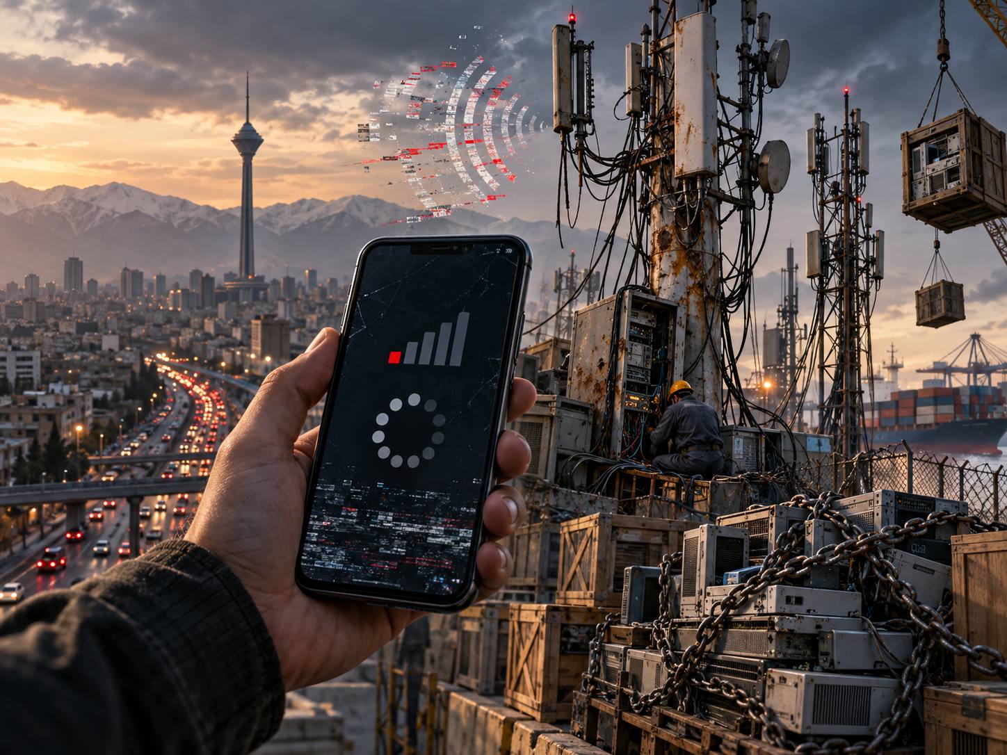 اینترنت کند، آنتن ضعیف؛ تحریم چگونه شبکه ایران را فرسوده کرد؟